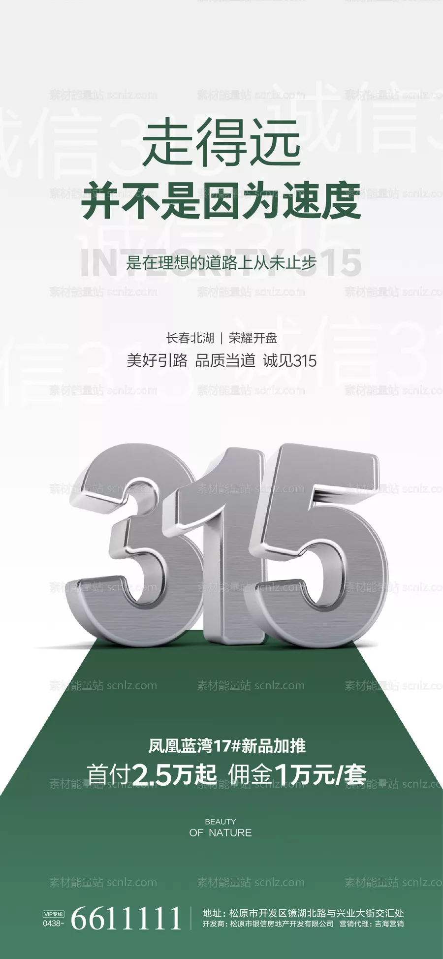 素材能量站-315消费消费主张日海报