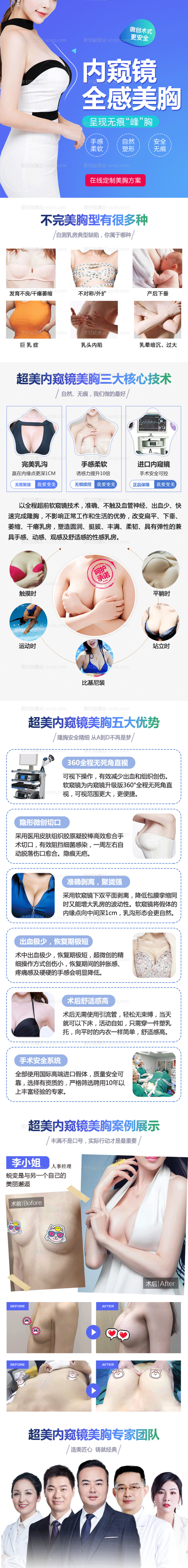 素材能量站-内窥镜丰胸详情页