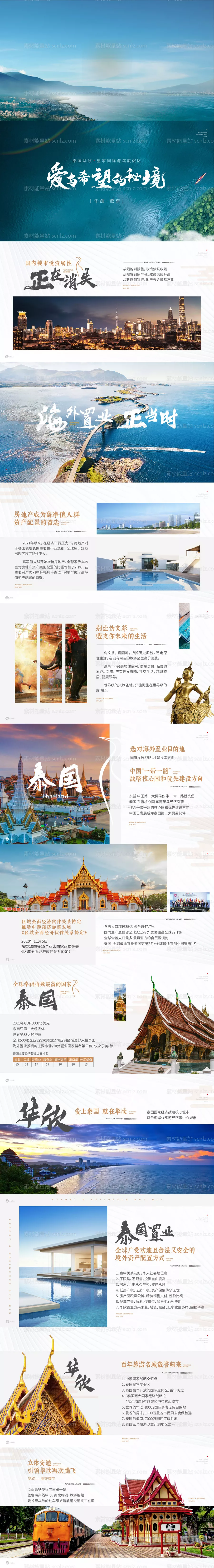 素材能量站-ppt 地产海边度假美食管家