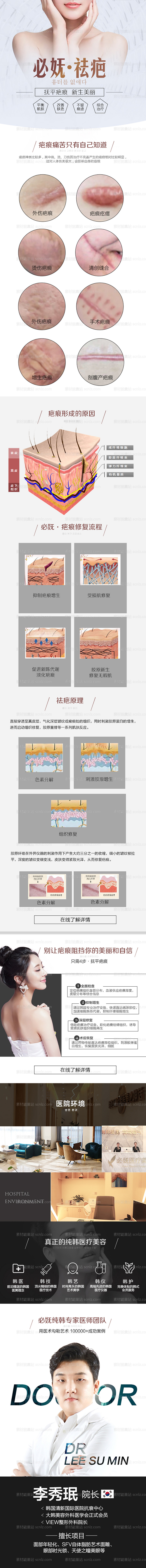 素材能量站-祛疤医美整形详情页