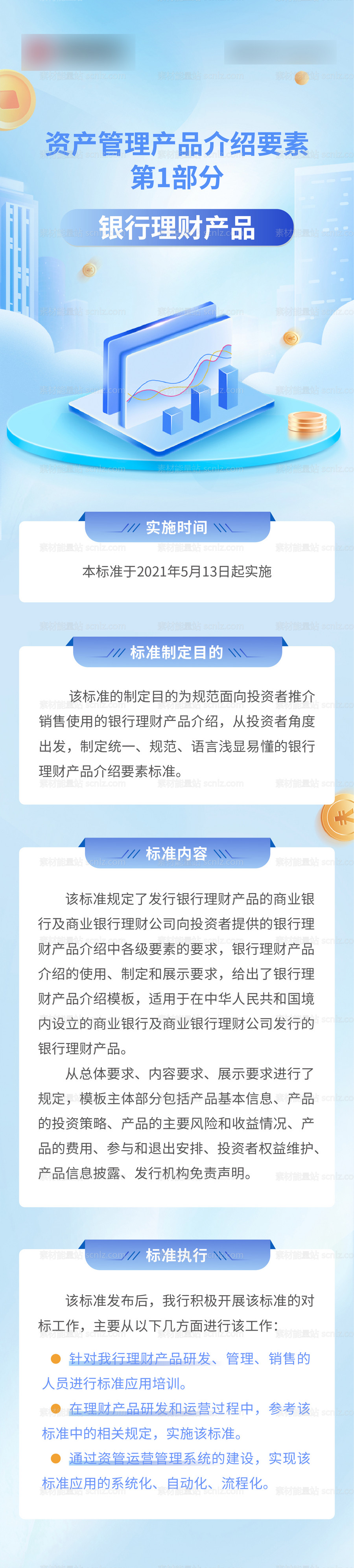 素材能量站-银行金融理财产品海报长图