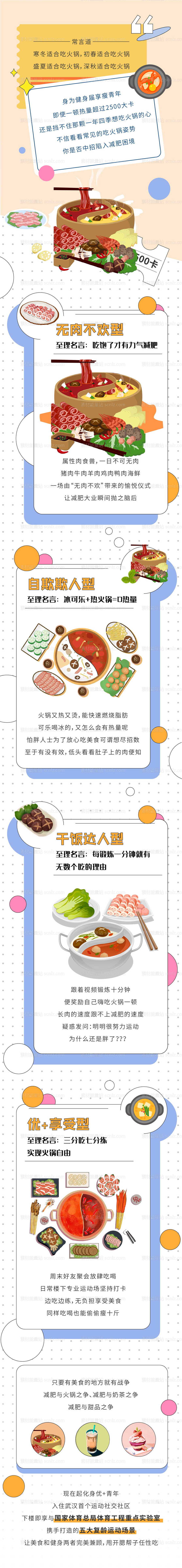 素材能量站-美食健身长图