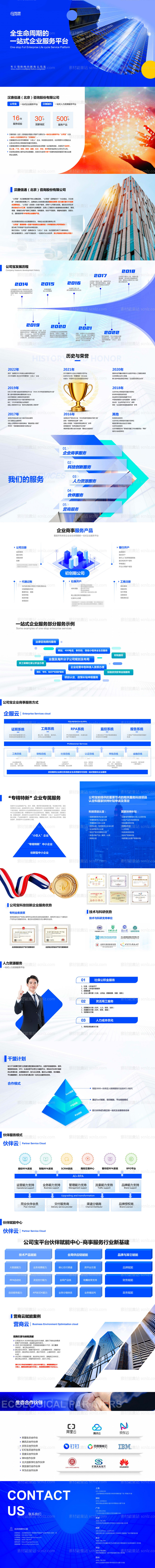 素材能量站-公司介绍PPT