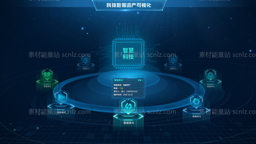 素材能量站-科技可视化