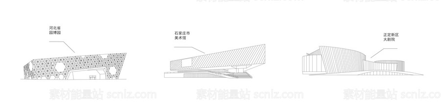 素材能量站-地标-石家庄正定