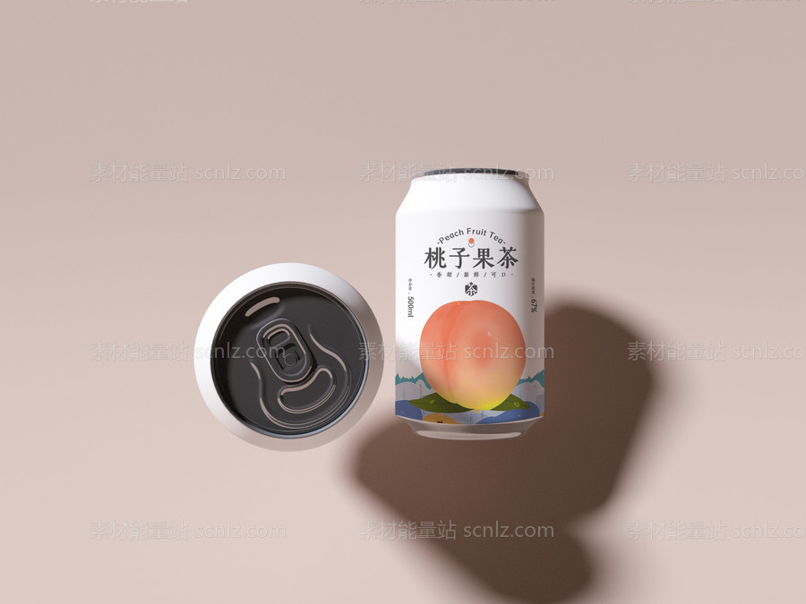 素材能量站-桃子果茶包装
