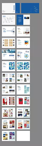 素材能量站-企业画册企业内刊杂志房地产广告