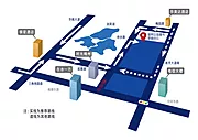 素材能量站-立体线路矢量广告展板