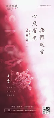 素材能量站-小雪节气海报