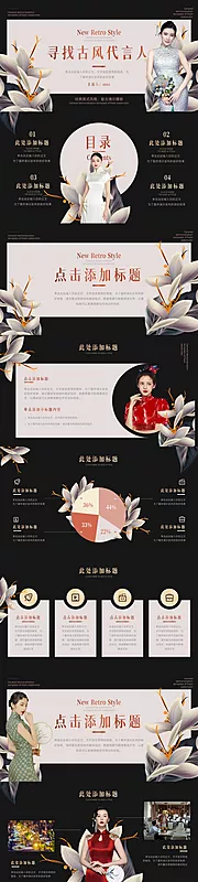 素材能量站-医美代言人招募PPT