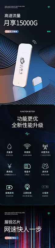 素材能量站-随身WiFi-3c电子产品详情页