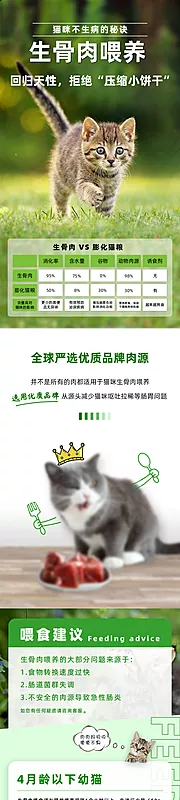 素材能量站-猫粮生骨肉电商详情页