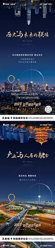 素材能量站-地产城市价值系列海报