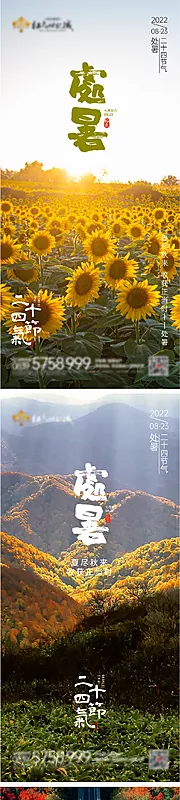 素材能量站-二十四节气海报