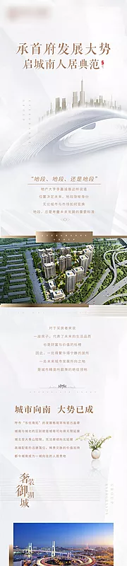 素材能量站-地产区位卖点宣传长图 