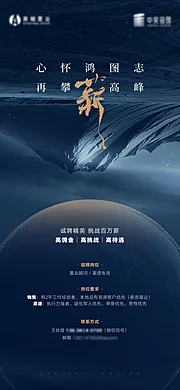 素材能量站-地产招聘海报