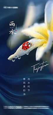 素材能量站-雨水惊蛰节气