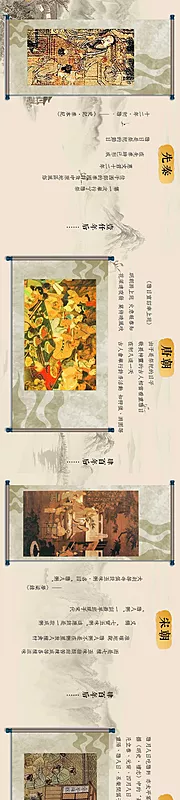 素材能量站-腊八节古典画卷轴式长图