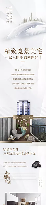 素材能量站-地产户型价值点海报长图