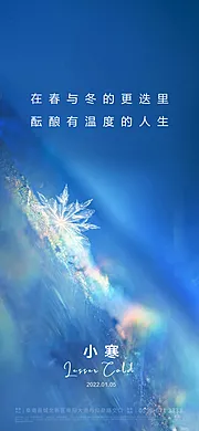 素材能量站-小寒节气海报