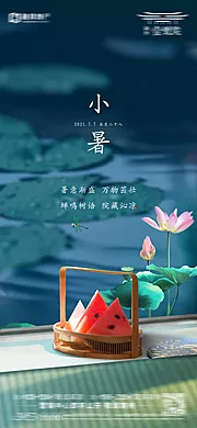 素材能量站-节气微单小暑