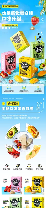 素材能量站-水果威化棒海报