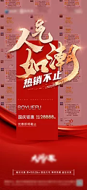 素材能量站-热销不止地产海报