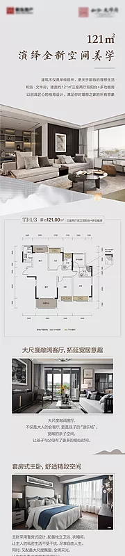 素材能量站-地产户型价值长图