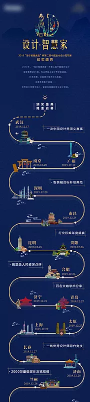 素材能量站-25城赛区顶级设计师颁奖盛典海报长图