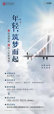 素材能量站-地产招聘刷屏稿