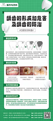 素材能量站-口腔科普易拉宝展架