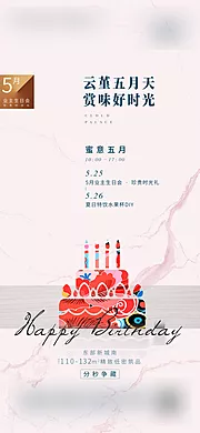 素材能量站-地产生日活动海报