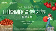 素材能量站-山楂采摘节活动展板