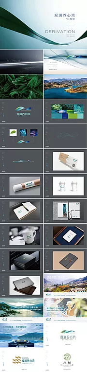 素材能量站-高端大气提报VIS视觉识别系统设计