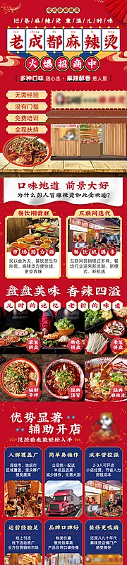 素材能量站-餐饮加盟招商长图海报