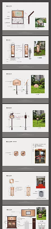 素材能量站-房地产示范区园区导视设计