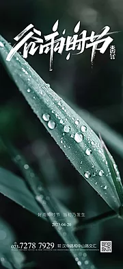 素材能量站-谷雨