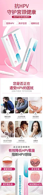 素材能量站-抗hpv生物功能敷料详情页