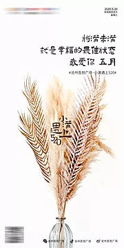 素材能量站-小满遇上520