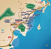 素材能量站-青岛黄岛西海岸配套地图