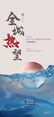 素材能量站-地产促销宣传热销热卖海报