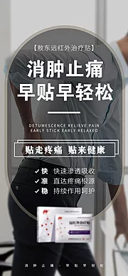 素材能量站-骨病产品海报