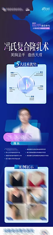 素材能量站-整外专家长图案例海报