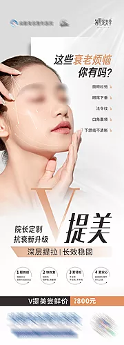 素材能量站-V提美拉皮创意长图海报