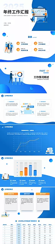 素材能量站-年终工作总结汇报ppt